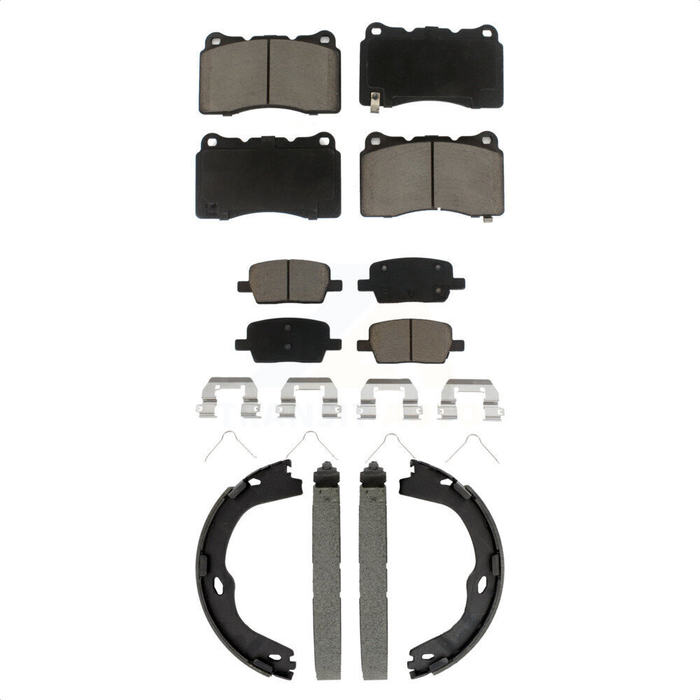 Transit Auto - KCN-100827 - Front and Rear Disc Brake Pad Kits