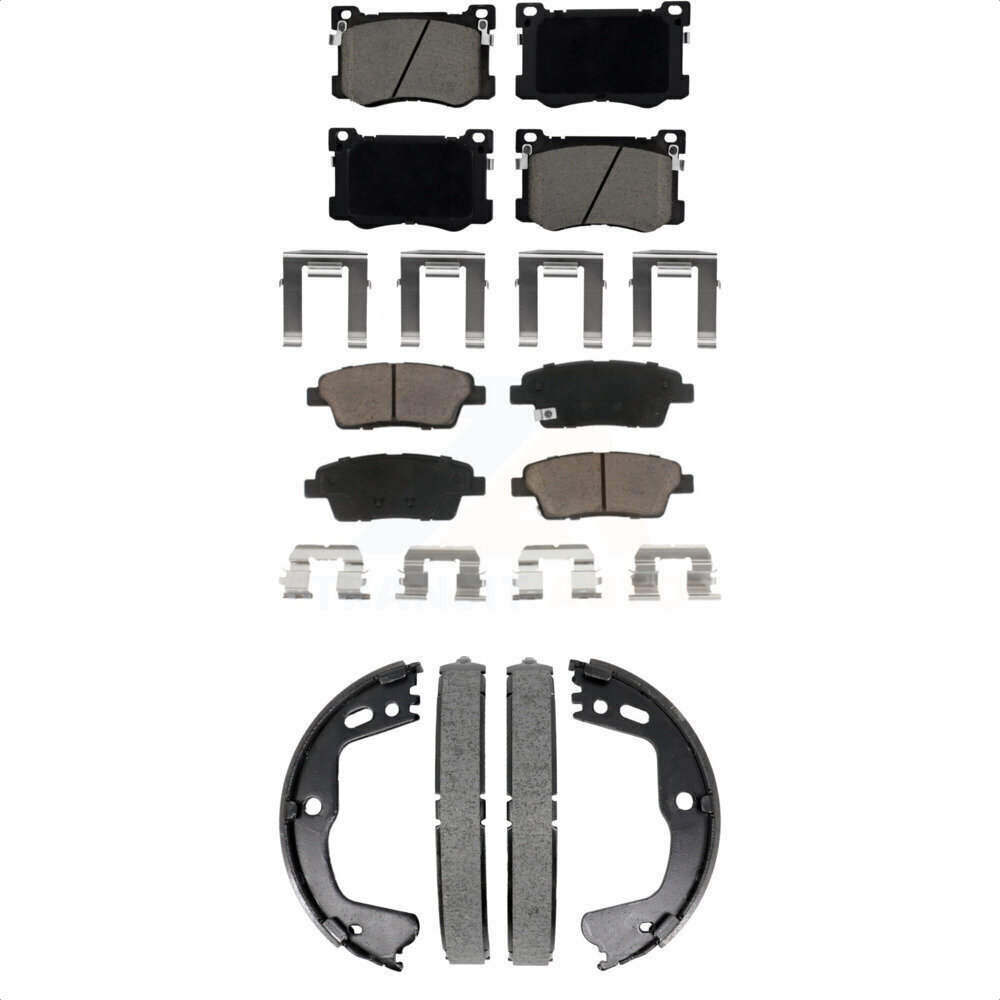 Transit Auto - KCN-100831 - Front and Rear Disc Brake Pad Kits