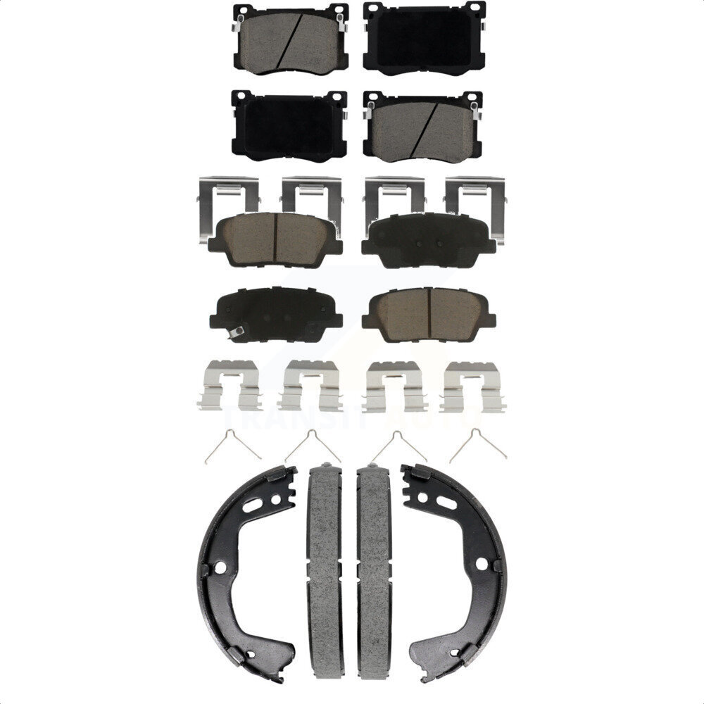 Transit Auto - KCN-100832 - Front and Rear Disc Brake Pad Kits