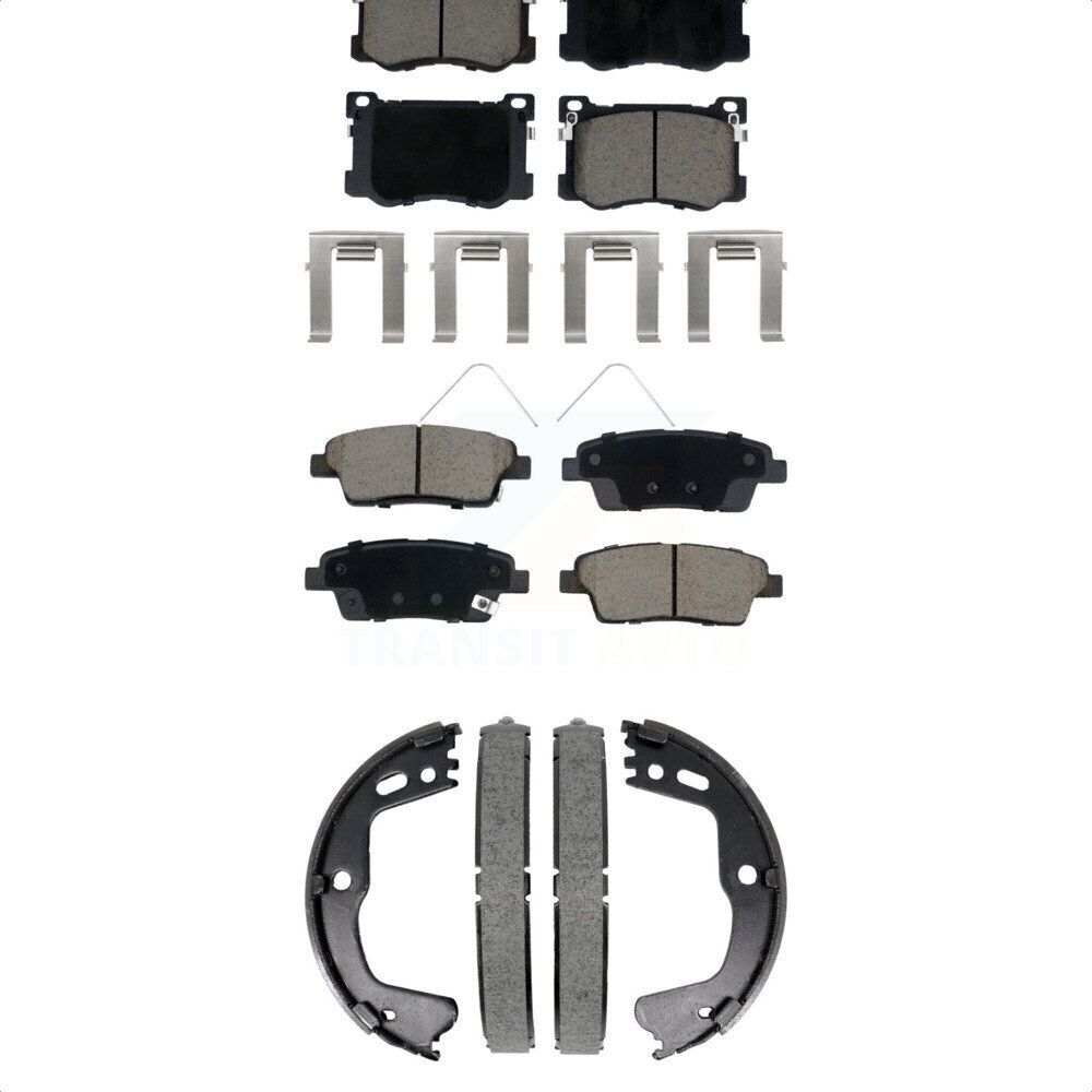 Transit Auto - KCN-100833 - Front and Rear Disc Brake Pad Kits