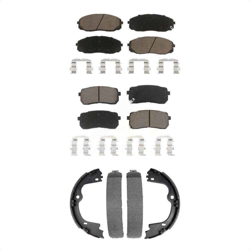 Transit Auto - KCN-100835 - Front and Rear Disc Brake Pad Kits