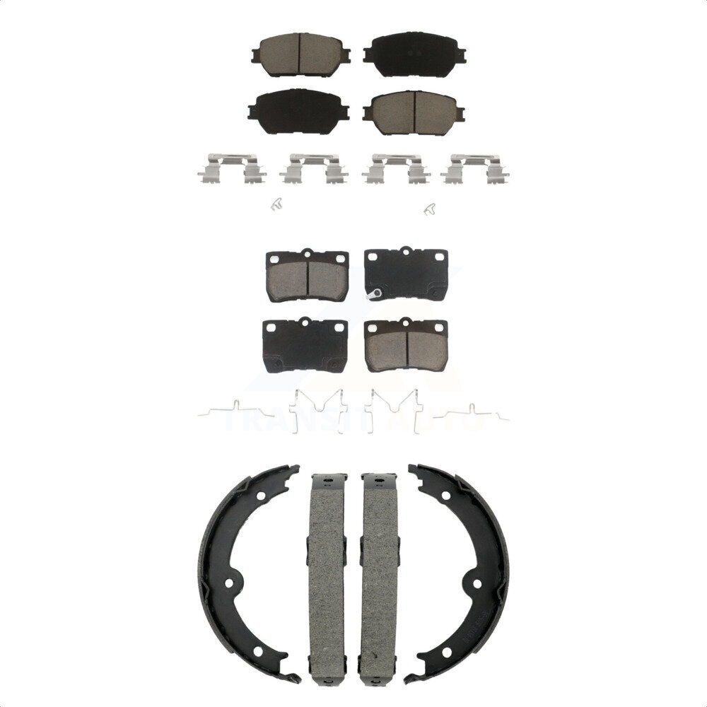 Transit Auto - KCN-100836 - Front and Rear Disc Brake Pad Kits