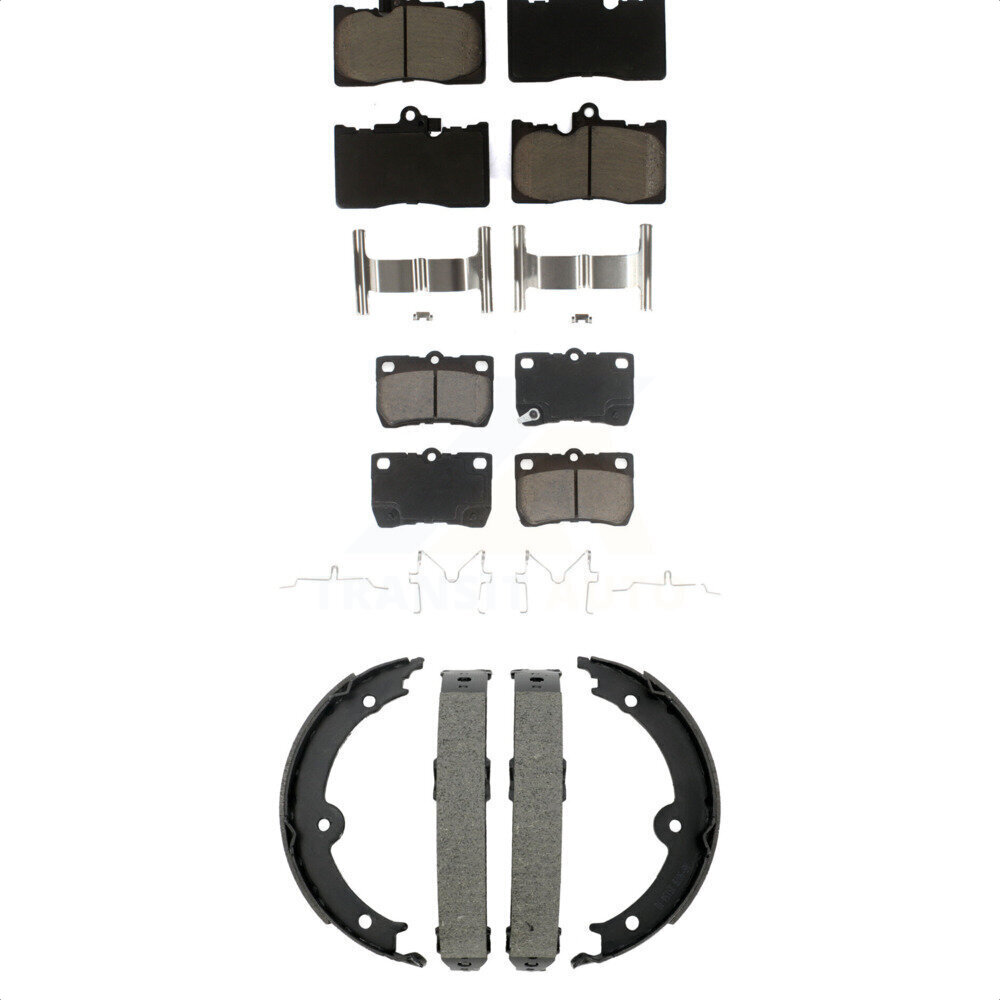 Transit Auto - KCN-100838 - Front and Rear Disc Brake Pad Kits