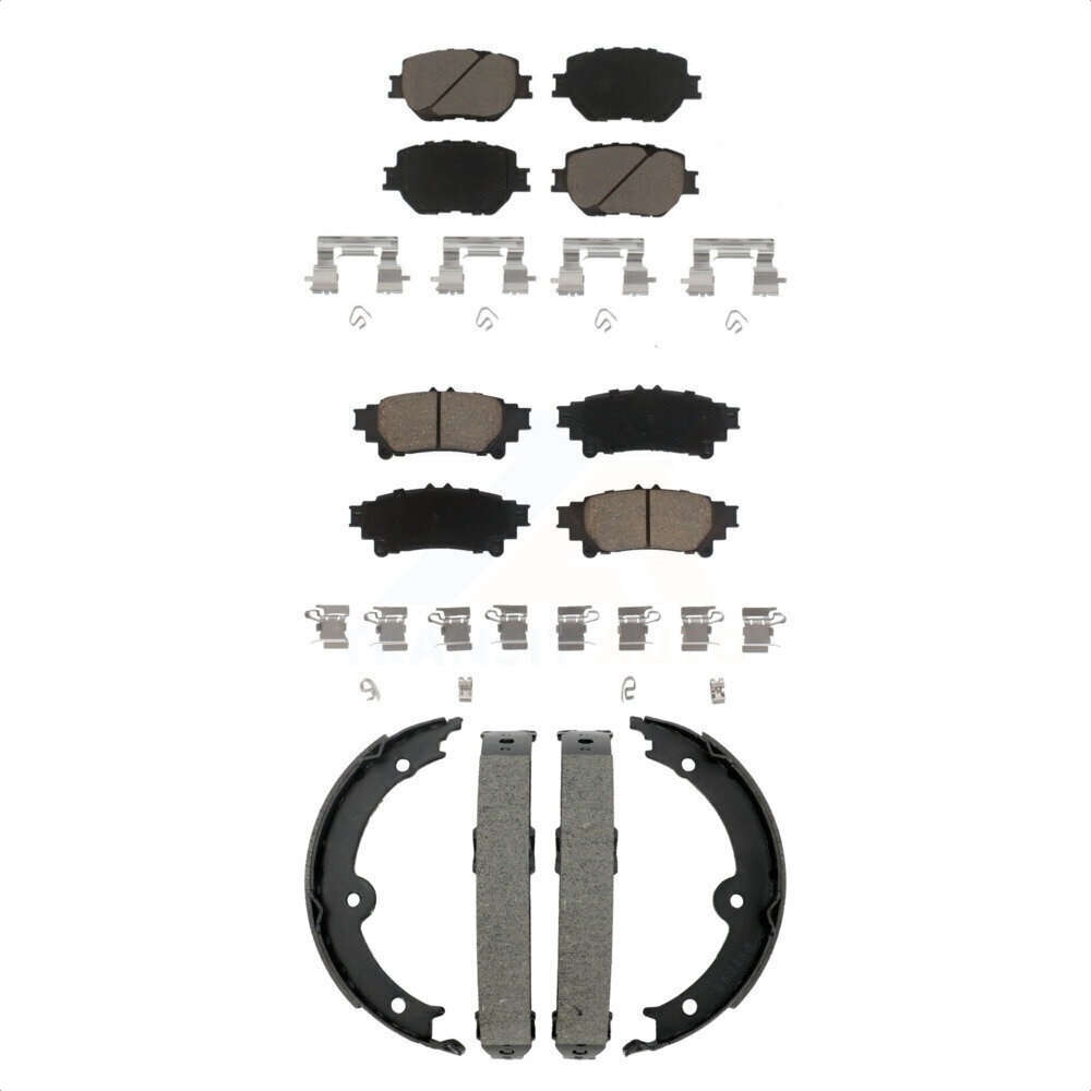 Transit Auto - KCN-100839 - Front and Rear Disc Brake Pad Kits
