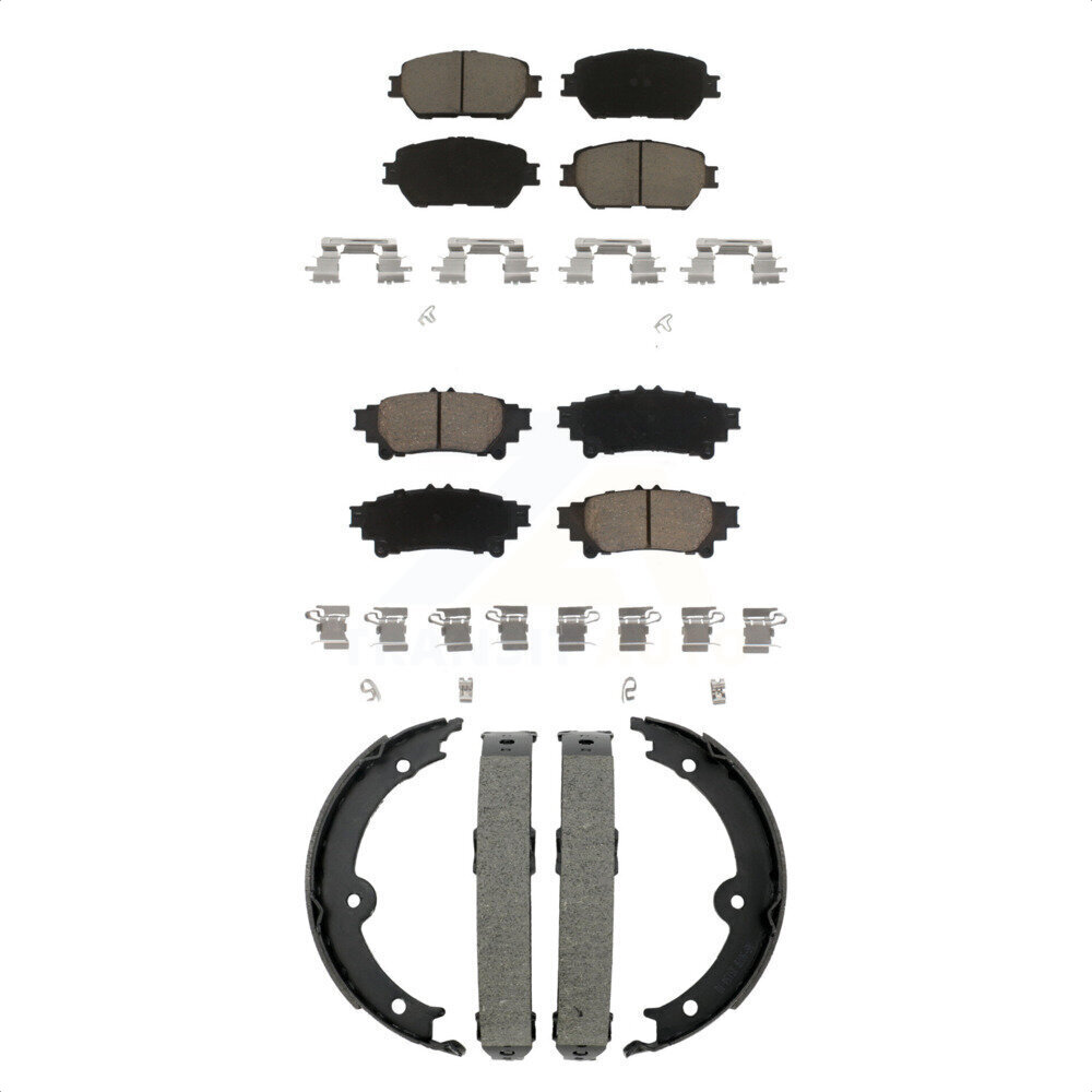 Transit Auto - KCN-100840 - Front and Rear Disc Brake Pad Kits