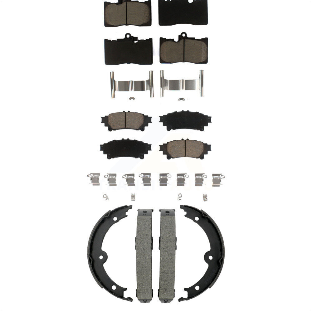 Transit Auto - KCN-100842 - Front and Rear Disc Brake Pad Kits