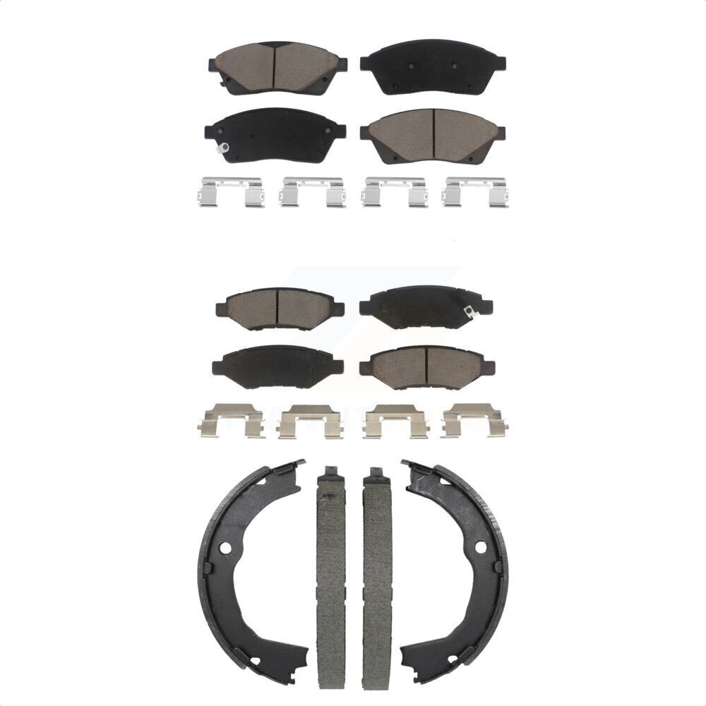Transit Auto - KCN-100843 - Front and Rear Disc Brake Pad Kits