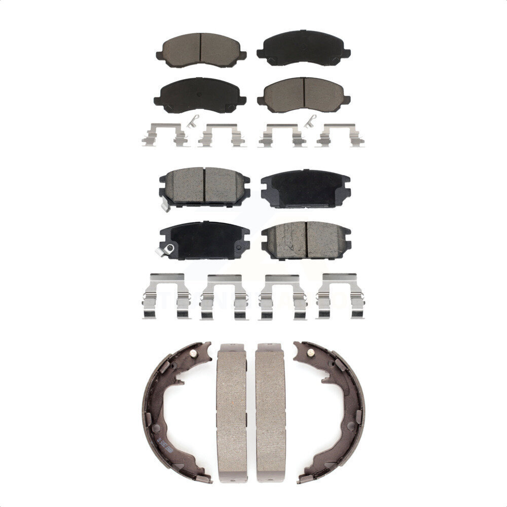 Transit Auto - KCN-100854 - Front and Rear Disc Brake Pad Kits