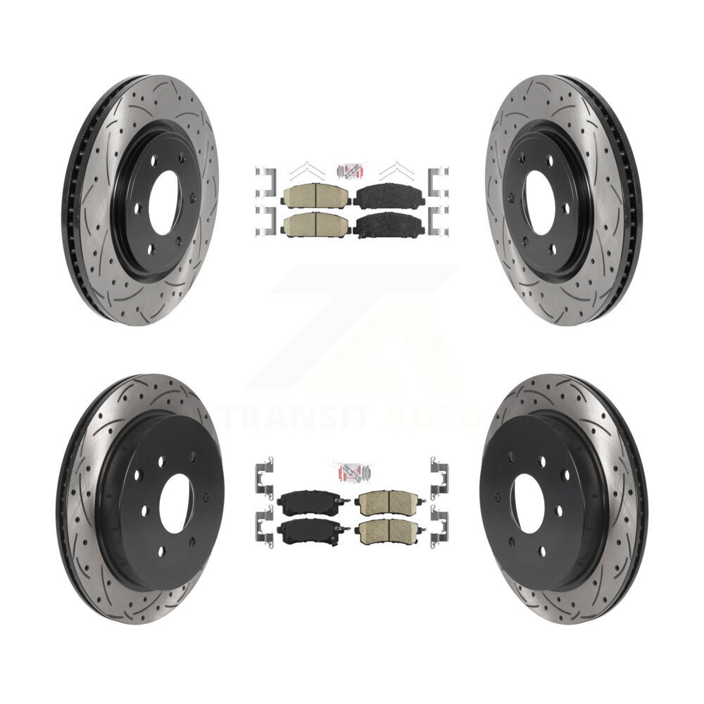 Transit Auto - KDA-101629 - Front and Rear Disc Brake Kits