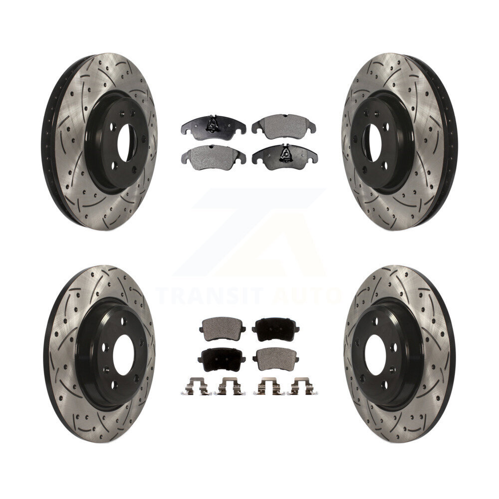 Transit Auto - KDF-100369 - Front and Rear Disc Brake Kits