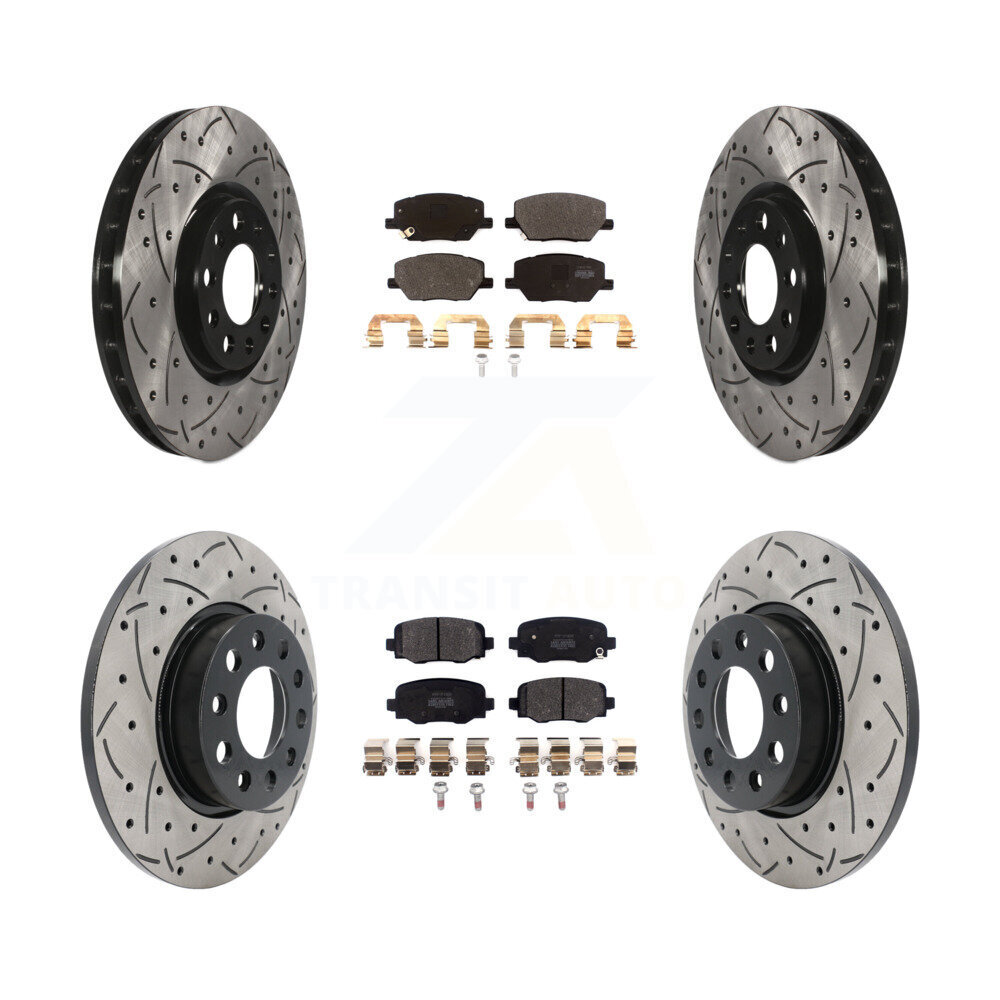 Transit Auto - KDF-100569 - Front and Rear Disc Brake Kits