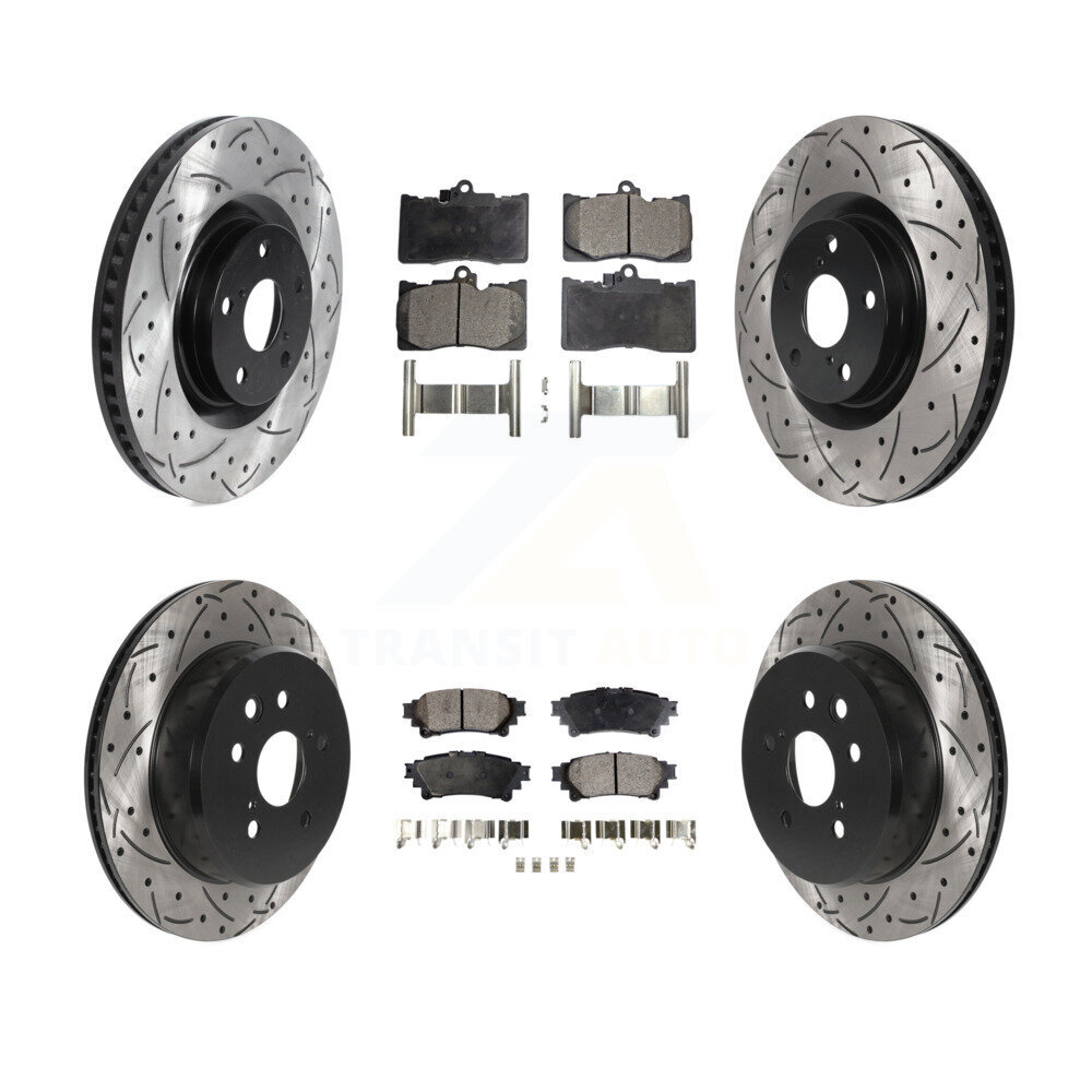 Transit Auto - KDF-100732 - Front and Rear Disc Brake Kits
