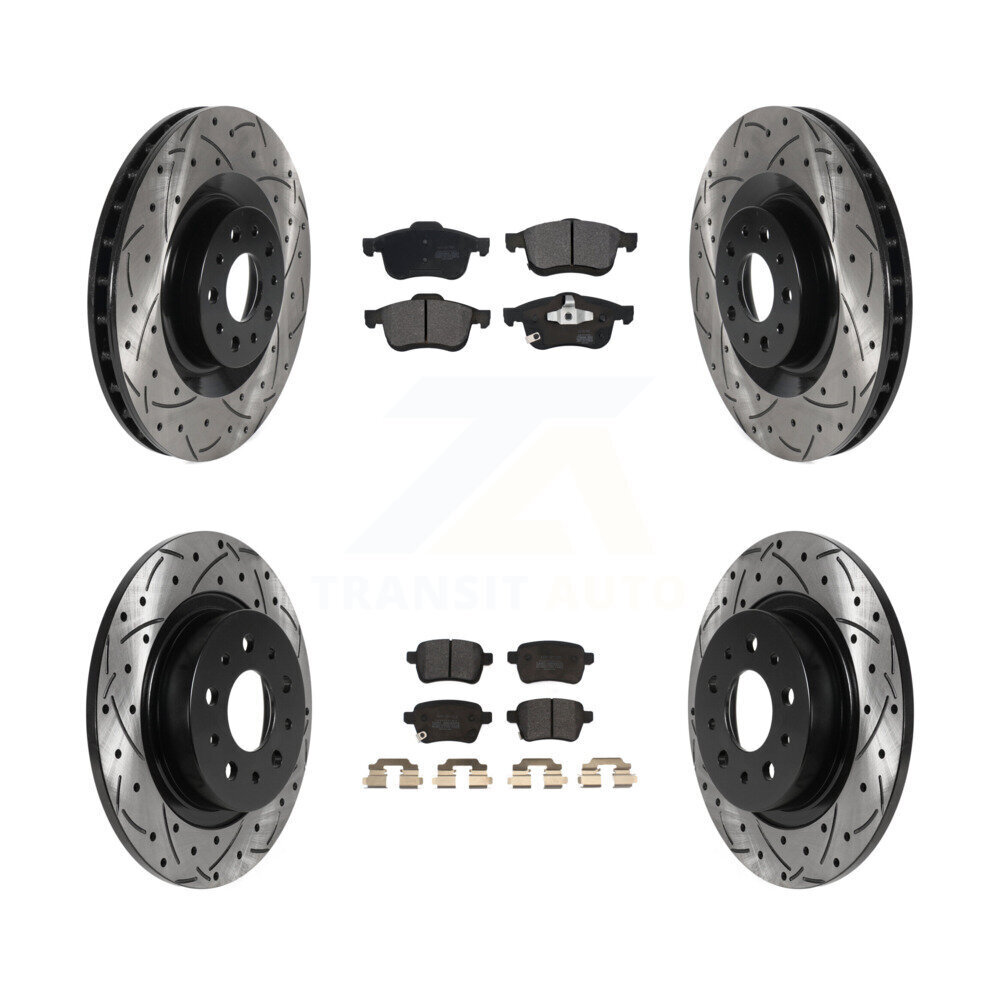 Transit Auto - KDF-100801 - Front and Rear Disc Brake Kits
