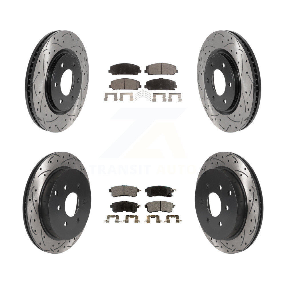 Transit Auto - KDF-100821 - Front and Rear Disc Brake Kits