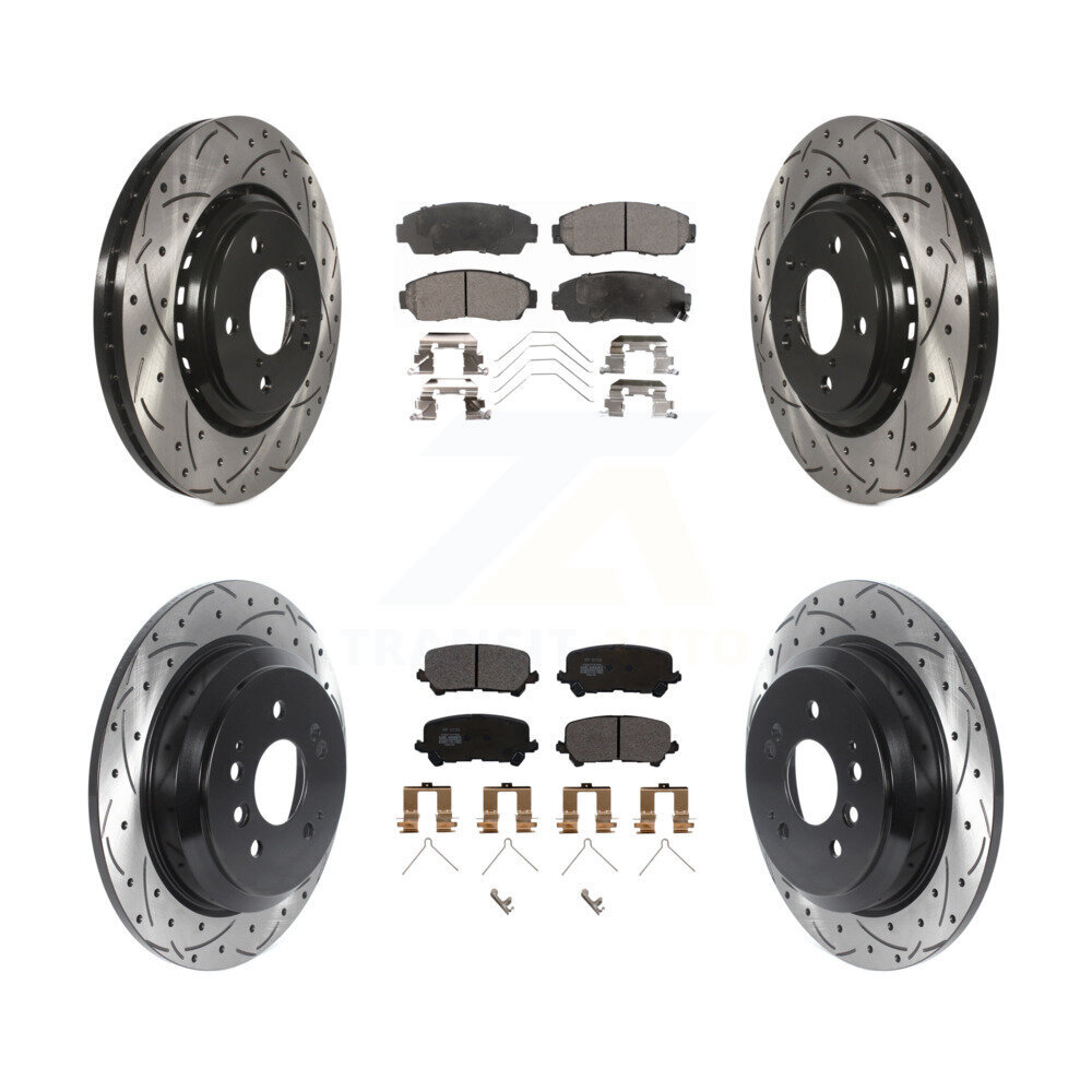 Transit Auto - KDF-100857 - Front and Rear Disc Brake Kits