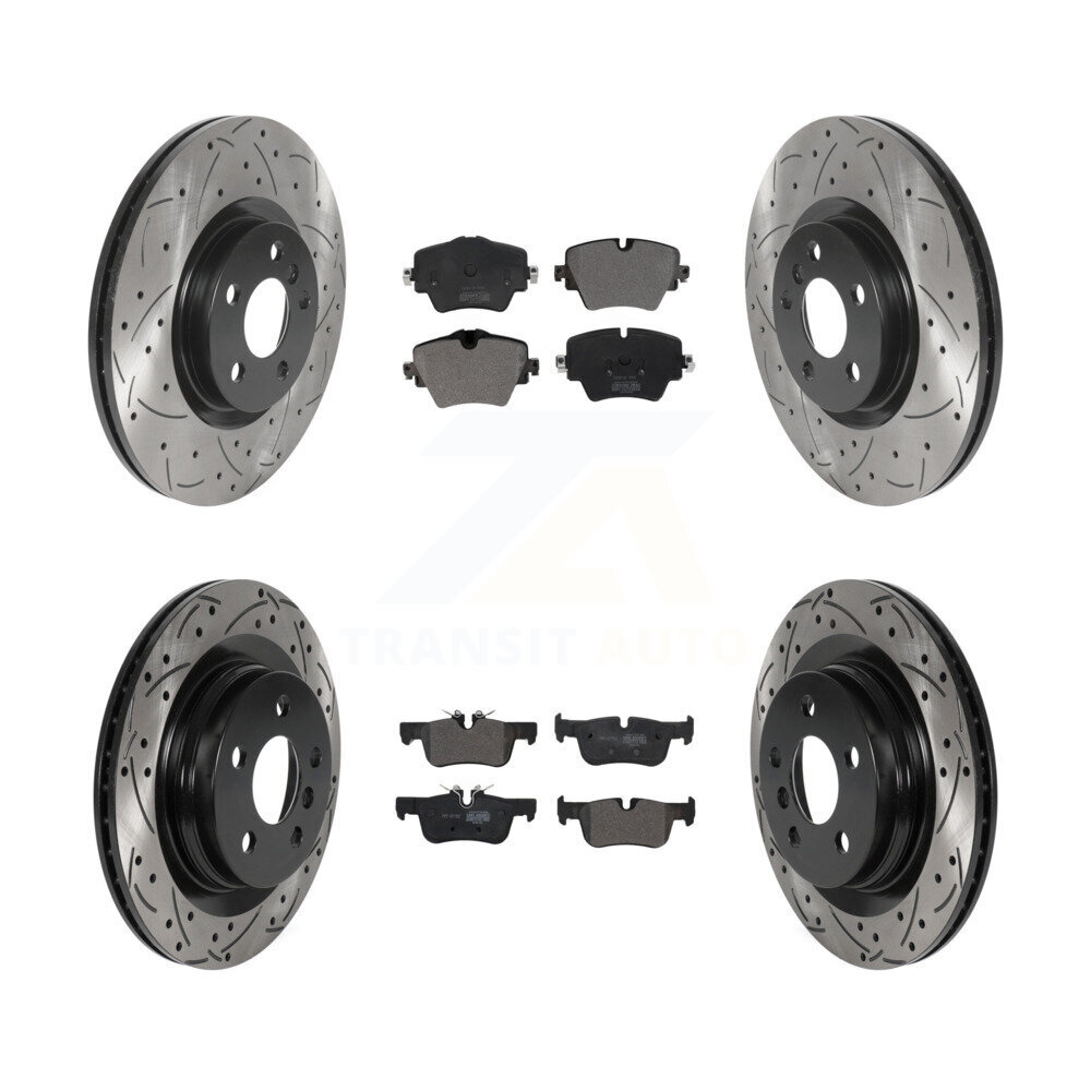 Transit Auto - KDF-100870 - Front and Rear Disc Brake Kits
