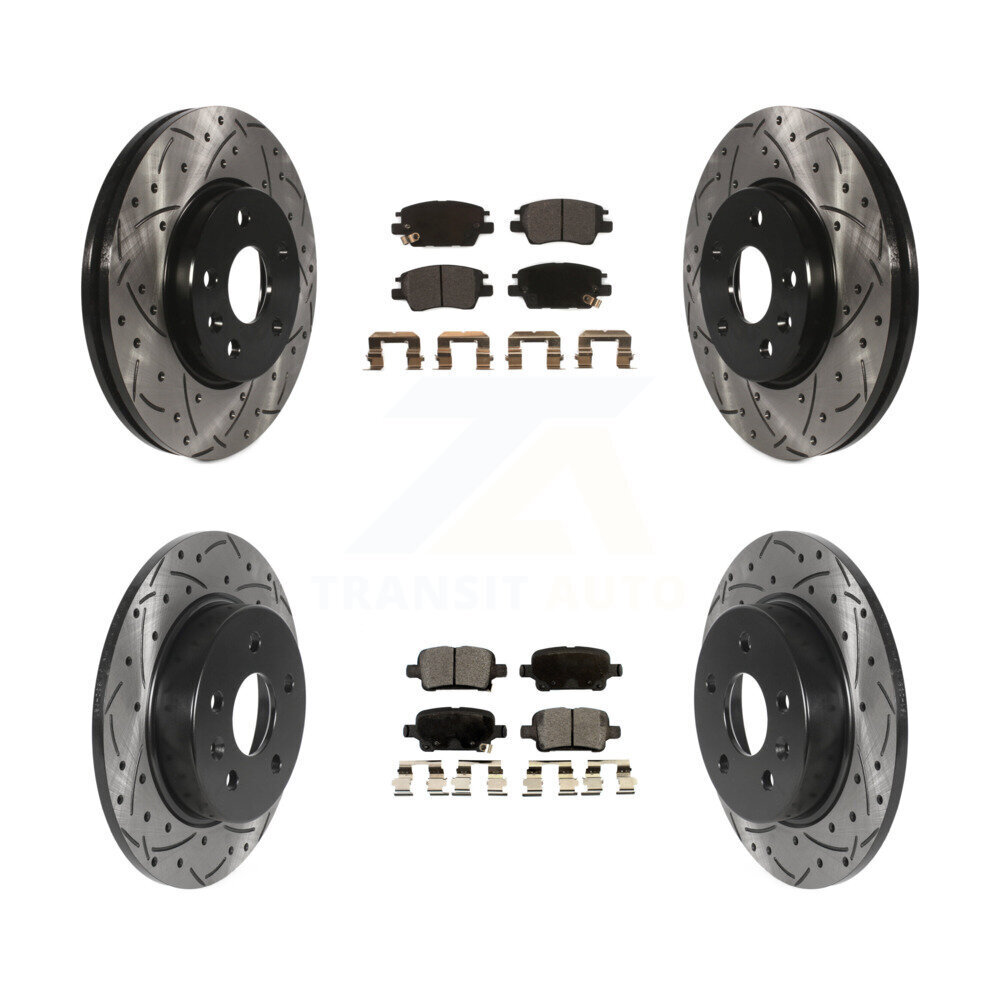 Transit Auto - KDF-100956 - Front and Rear Disc Brake Kits