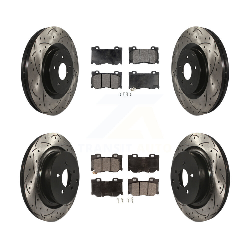 Transit Auto - KDF-100957 - Front and Rear Disc Brake Kits