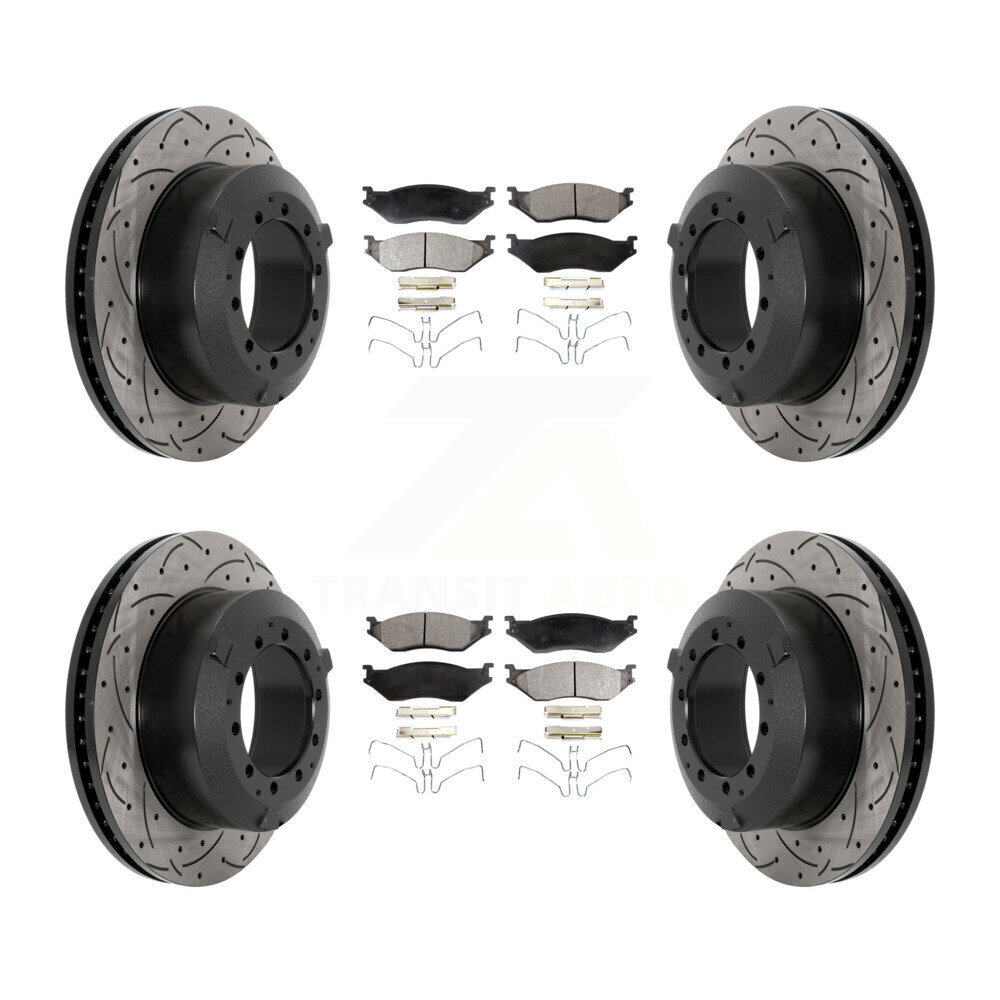 Transit Auto - KDF-101161 - Front and Rear Disc Brake Kits