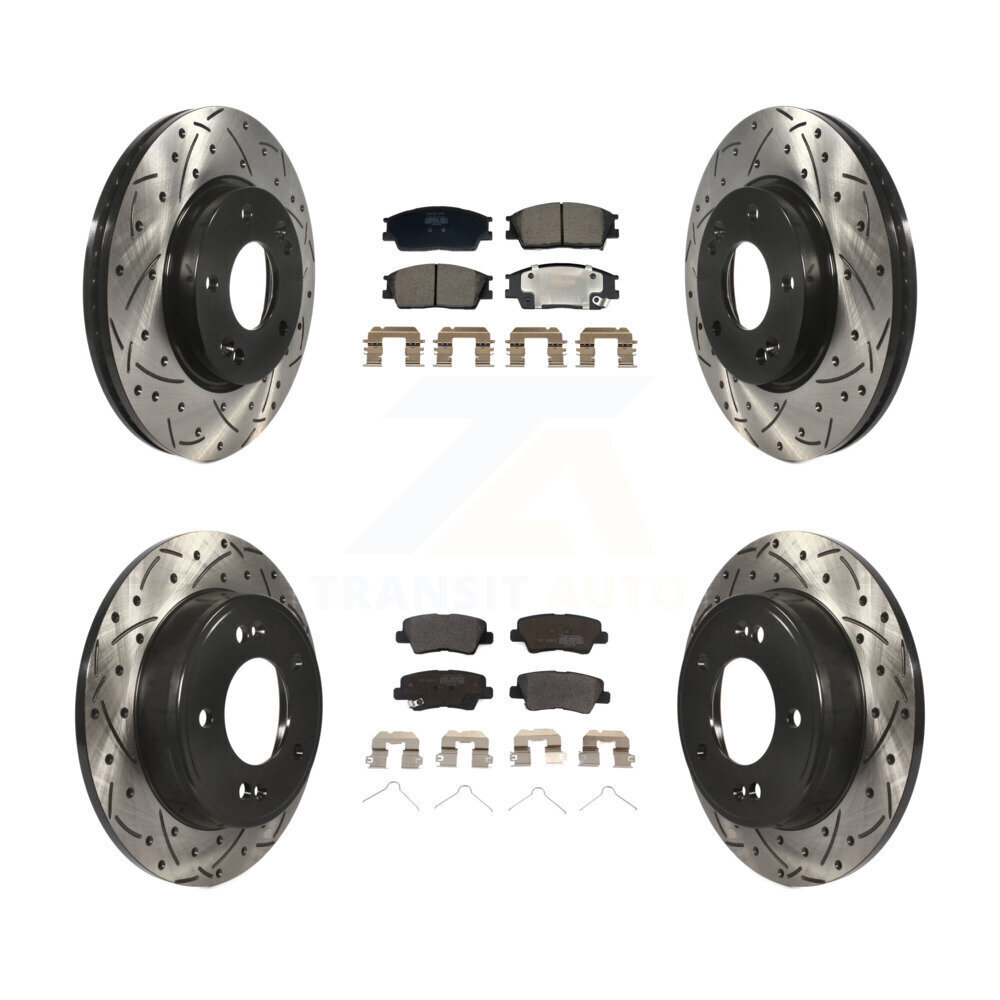 Transit Auto - KDF-101190 - Front and Rear Disc Brake Kits