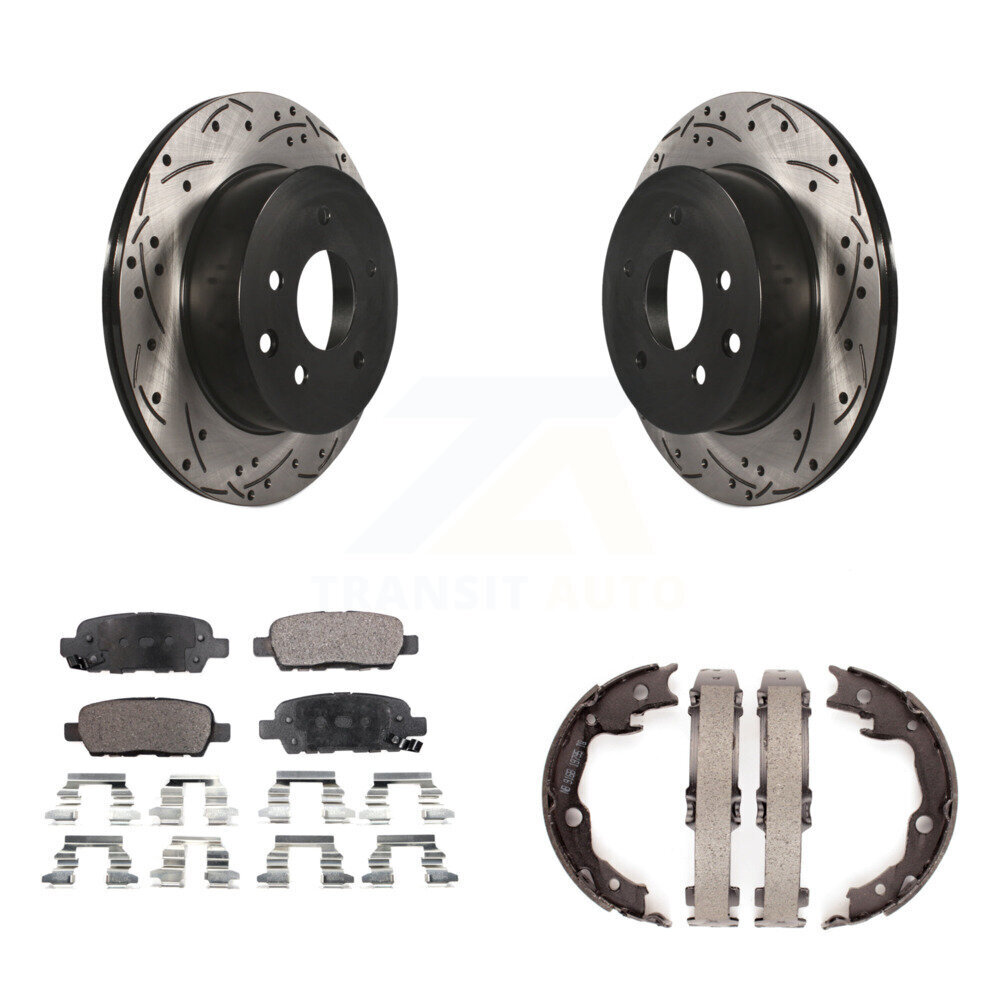 Transit Auto KDF-101451 Disc Brake Kit for 2008-2022 Nissan LEAF, Nissan Juke and More - Rear