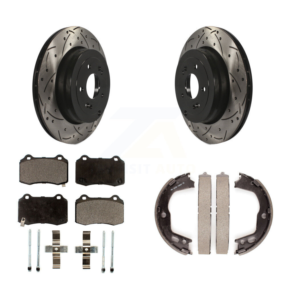 Transit Auto KDF-101562 Disc Brake Kit for 2010-2016 Hyundai Genesis Coupe - Rear