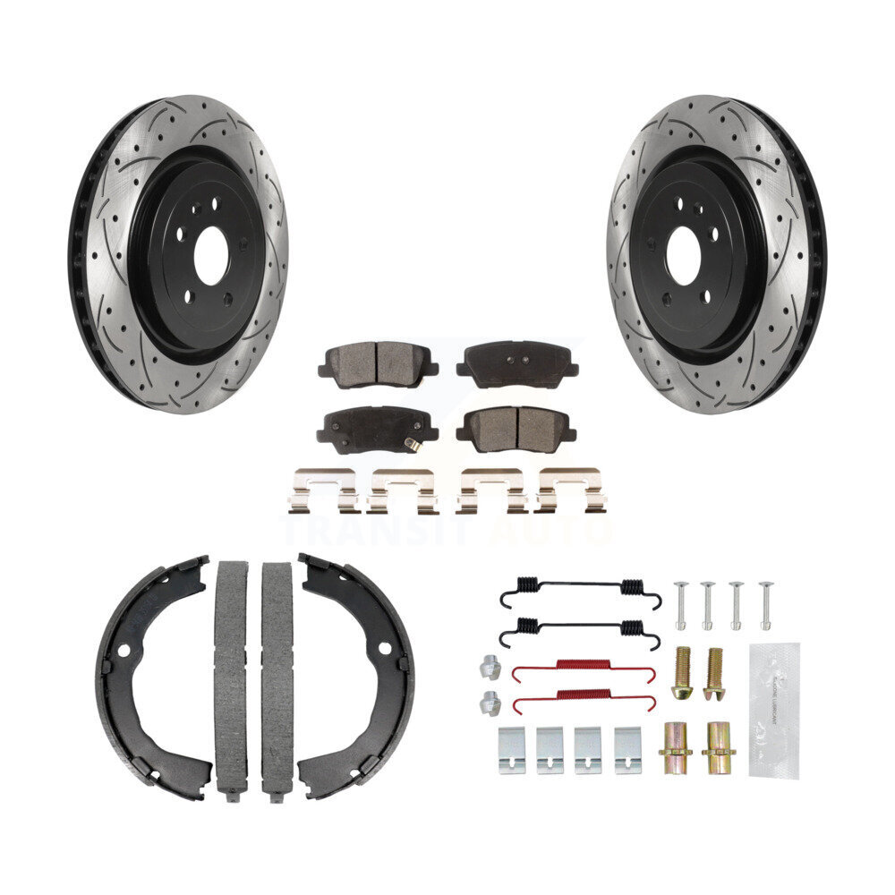 Transit Auto KDF-101584 Disc Brake Kit for 2015 Cadillac CTS - Rear