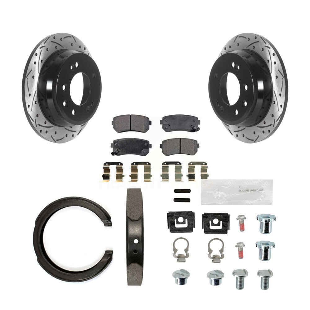 Transit Auto KDF-101589 Disc Brake Kit for 2011-2016 Kia Sportage - Rear