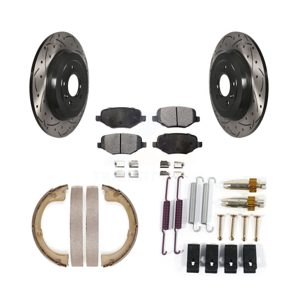 Transit Auto KDF-101602 Disc Brake Kit for 2013 Lincoln MKT - Rear