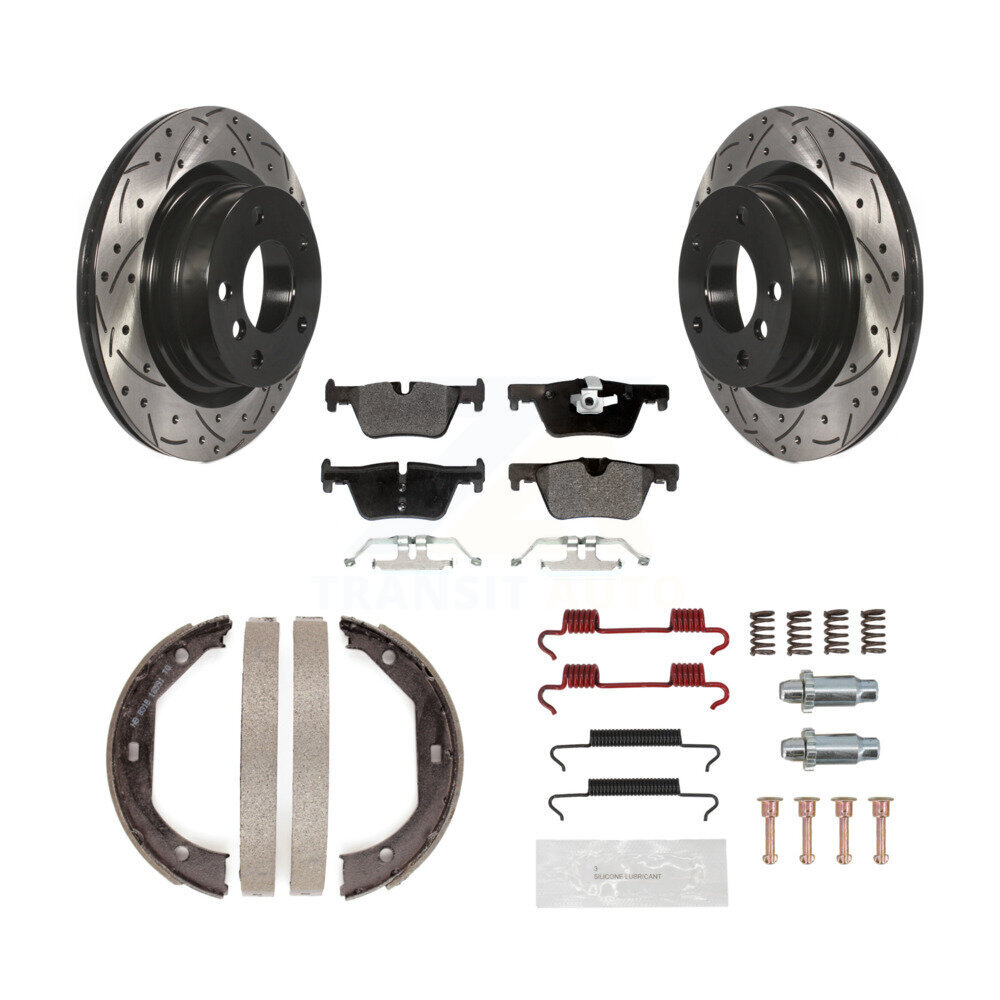 Transit Auto KDF-101606 Disc Brake Kit for 2013 BMW 328i - Rear