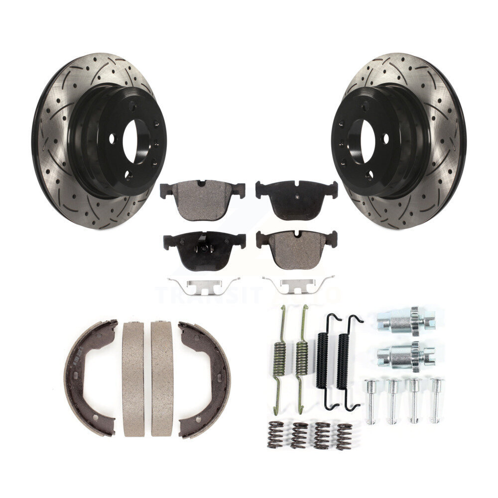 Transit Auto KDF-101620 Disc Brake Kit for 2009 BMW X6 - Rear