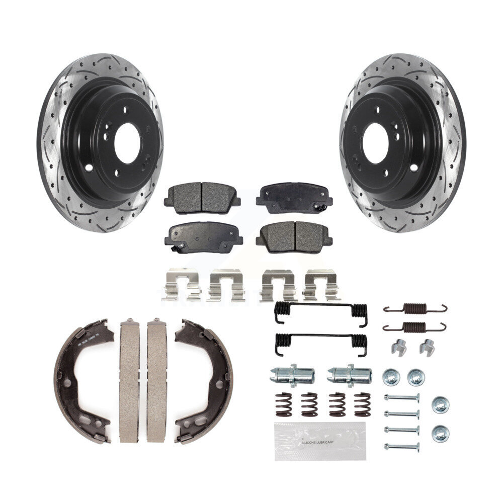 Transit Auto KDF-101640 Disc Brake Kit for 2009-2010 Hyundai Genesis - Rear