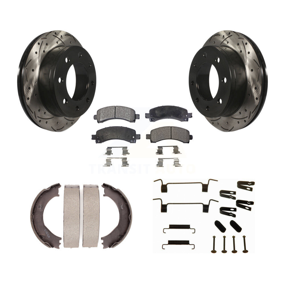 Transit Auto KDF-101663 Disc Brake Kit for 2003-2008 Chevrolet Express 2500, GMC Savana 2500 - Rear