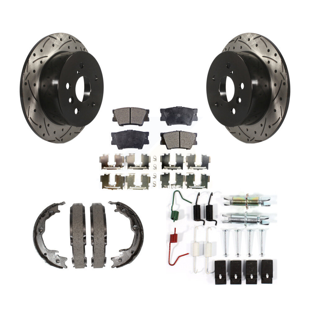 Transit Auto KDF-101667 Disc Brake Kit for 2012-2018 Lexus ES350, Lexus ES300h and More - Rear