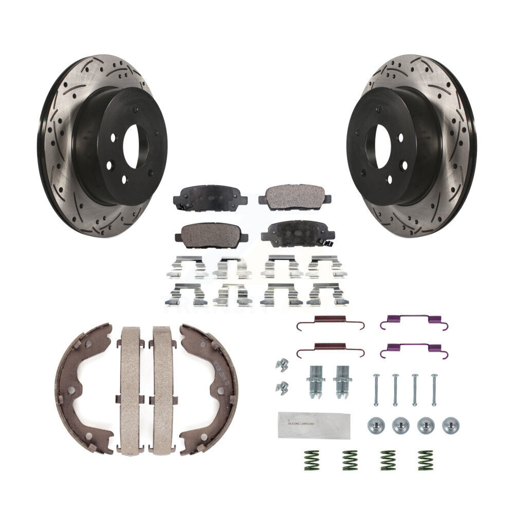 Transit Auto KDF-101712 Disc Brake Kit for 2003-2005 INFINITI G35, Nissan 350Z - Rear