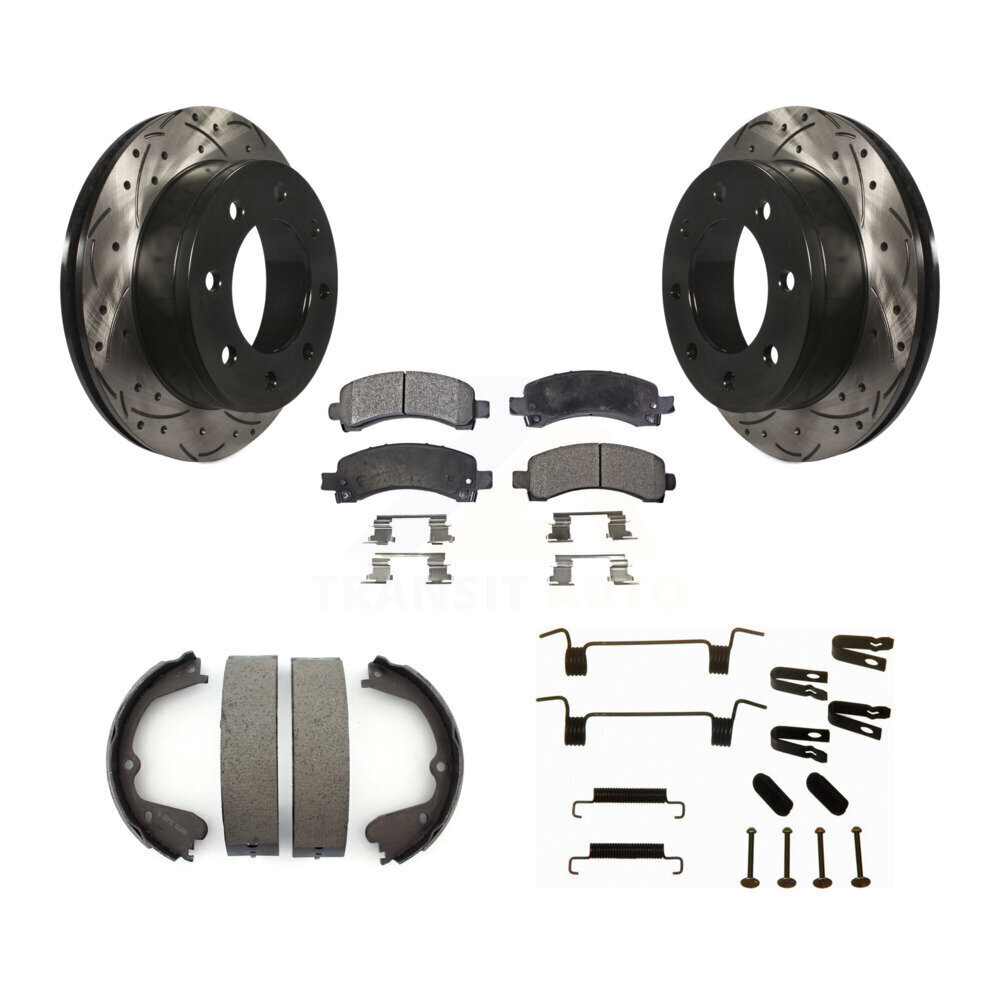 Transit Auto KDF-101716 Disc Brake Kit for 2012 GMC Savana 3500 - Rear