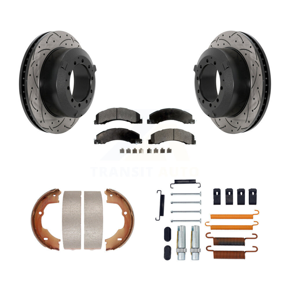 Transit Auto KDF-101726 Disc Brake Kit for 2008-2021 Ram 4500, Ram 5500 and More - Rear