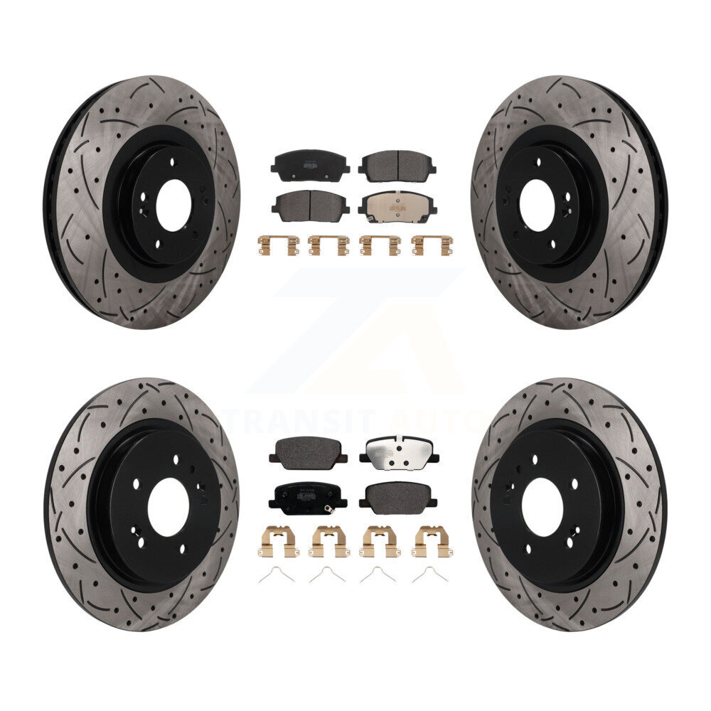 Transit Auto - KDF-101804 - Front and Rear Disc Brake Kits