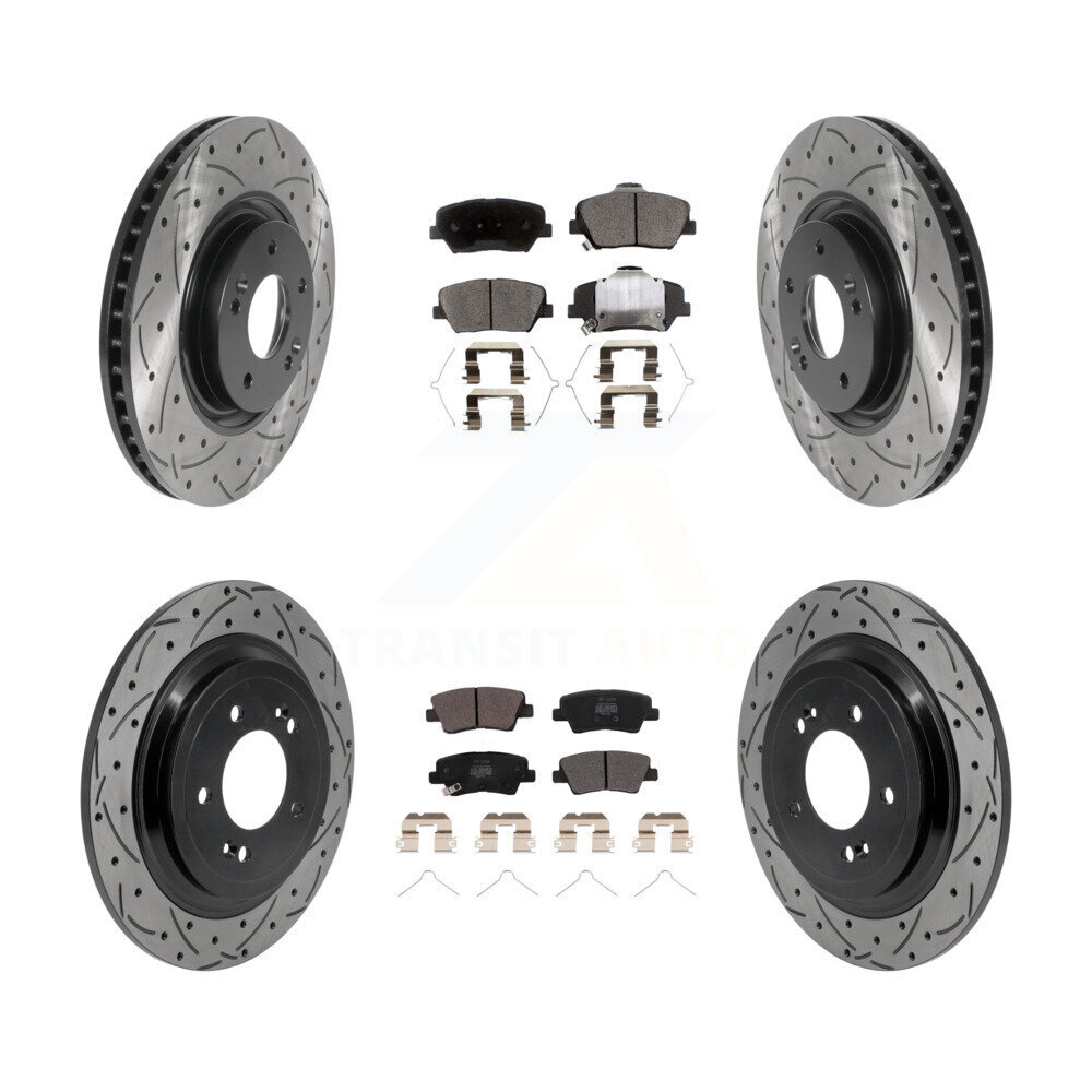 Transit Auto - KDF-101863 - Front and Rear Disc Brake Kits