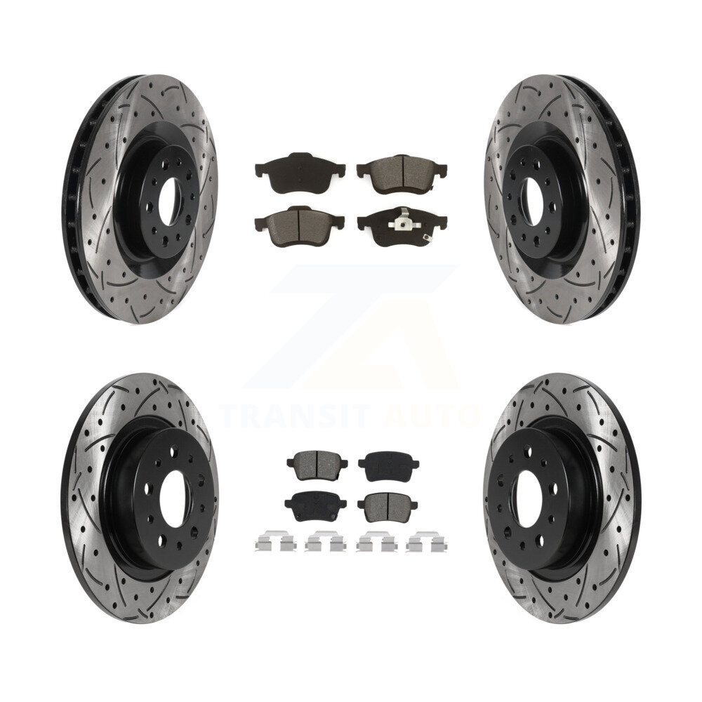 Transit Auto - KDS-100715 - Front and Rear Disc Brake Kits