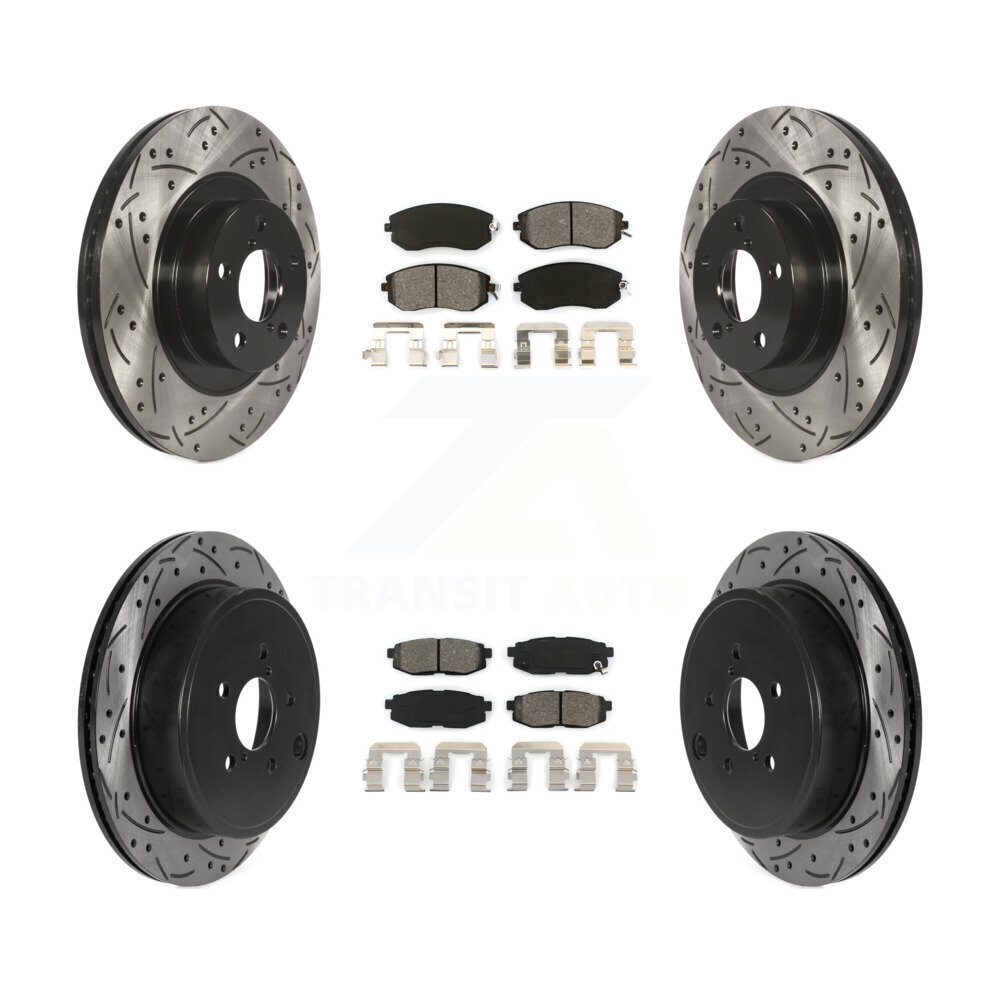 Transit Auto - KDS-100725 - Front and Rear Disc Brake Kits