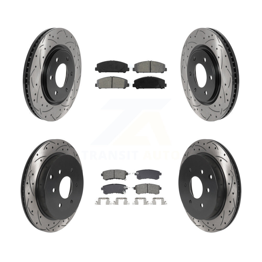 Transit Auto - KDS-101011 - Front and Rear Disc Brake Kits