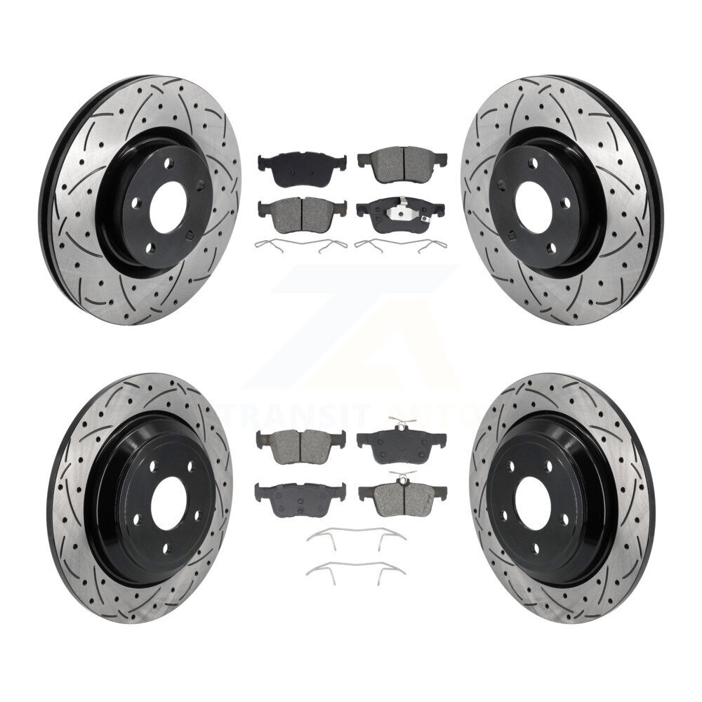 Transit Auto - KDS-101127 - Front and Rear Disc Brake Kits