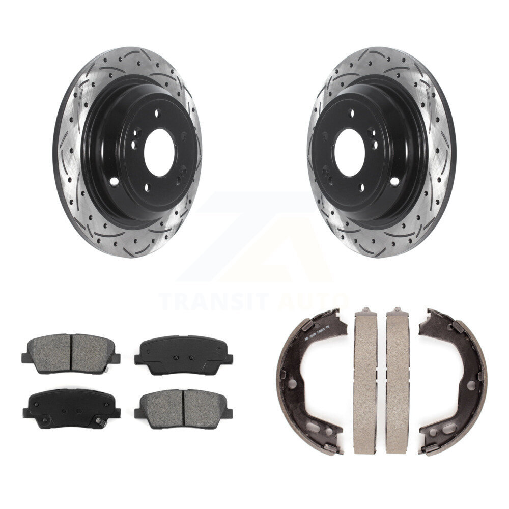 Transit Auto KDS-101276 Disc Brake Kit for 2009-2010 Hyundai Genesis - Rear