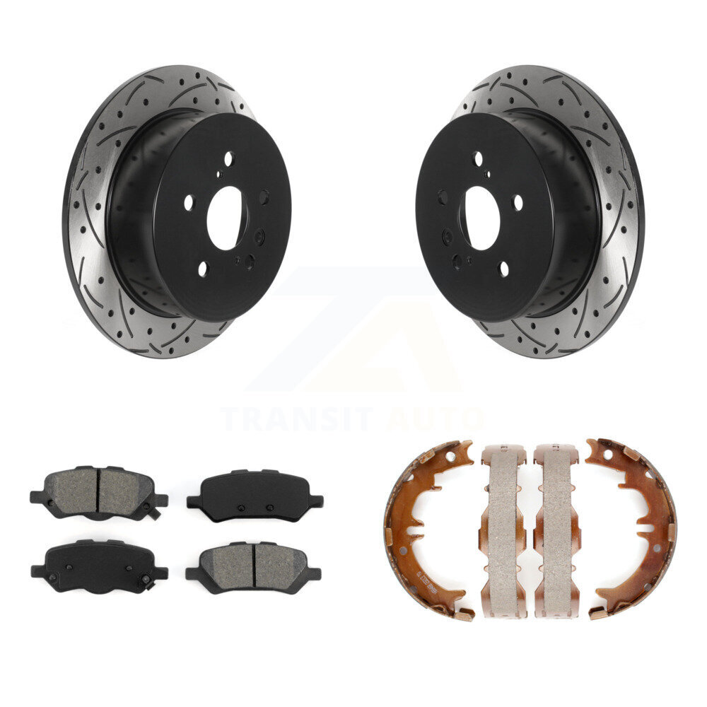Transit Auto KDS-101277 Disc Brake Kit for 2009-2016 Toyota Venza - Rear