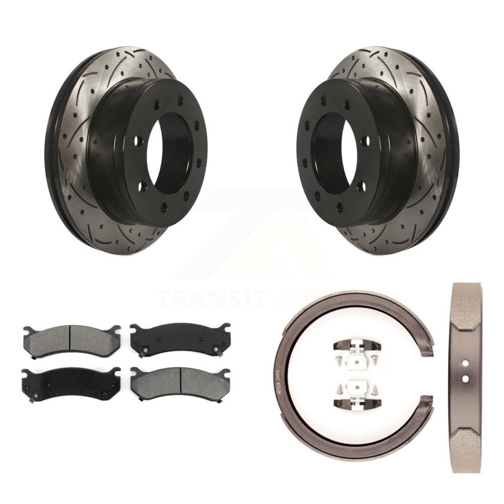 Transit Auto KDS-101284 Disc Brake Kit for 2003-2004 GMC Sierra 2500, GMC Yukon XL 2500 - Rear