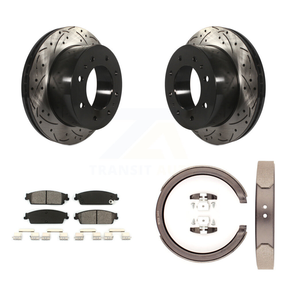 Transit Auto KDS-101285 Disc Brake Kit for 2011 Chevrolet Silverado 1500 - Rear