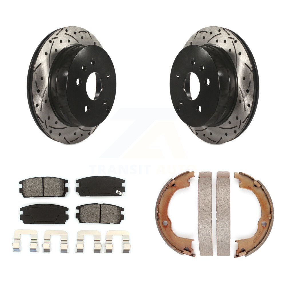 Transit Auto KDS-101286 Disc Brake Kit for 2010-2017 Chevrolet Equinox, GMC Terrain - Rear