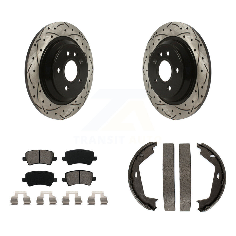 Transit Auto KDS-101312 Disc Brake Kit for 2007-2009 Volvo S80 - Rear