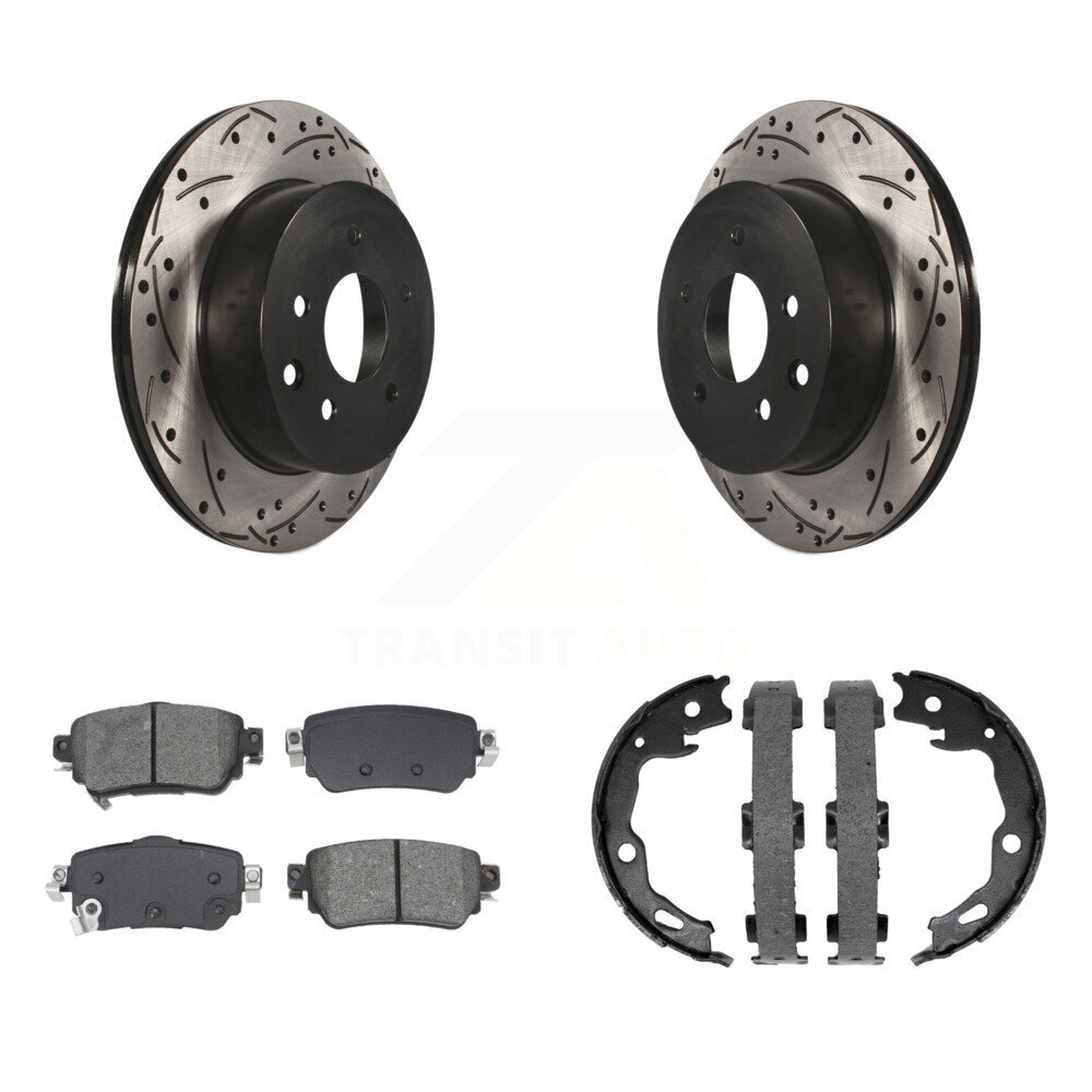 Transit Auto KDS-101319 Disc Brake Kit for 2019 Nissan Rogue Sport - Rear